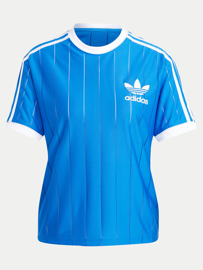 adidas adidas Marškinėliai adicolor 3-Stripes IY7233 Mėlyna Loose Fit