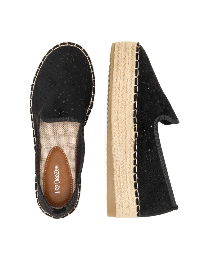 DeeZee Espadrilky DeeZee WSS20459-01 Černá