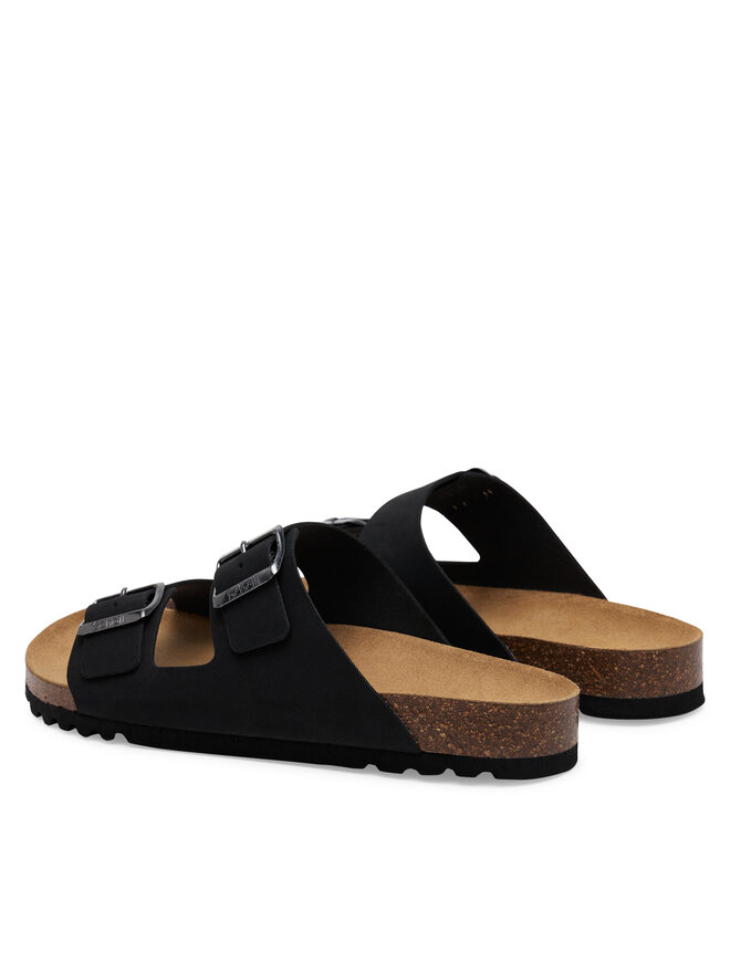 Scholl Παντόφλες Scholl Gerry Ad MF32144 1004 Μαύρο