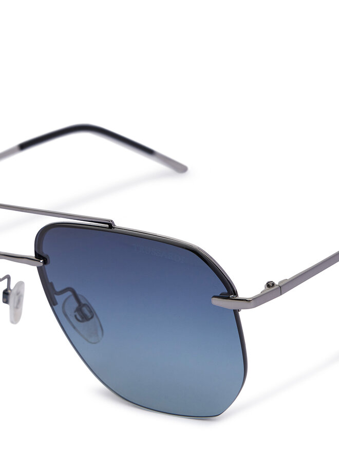 Сонцезахисні окуляри Trussardi TSM3024 Срібний | evzuttya.com.ua