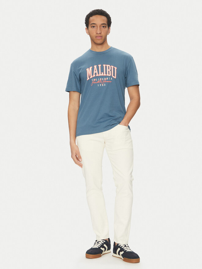 Jack&Jones Jack&Jones Marškinėliai Detroit 12268441 Mėlyna Relaxed Fit