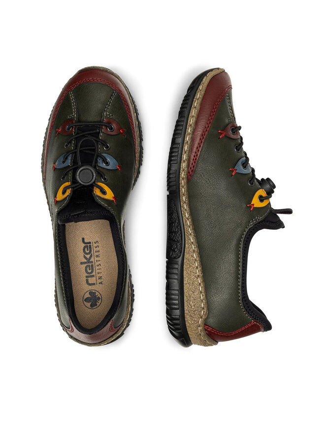 Rieker Halbschuhe Rieker N3271-54 Grün