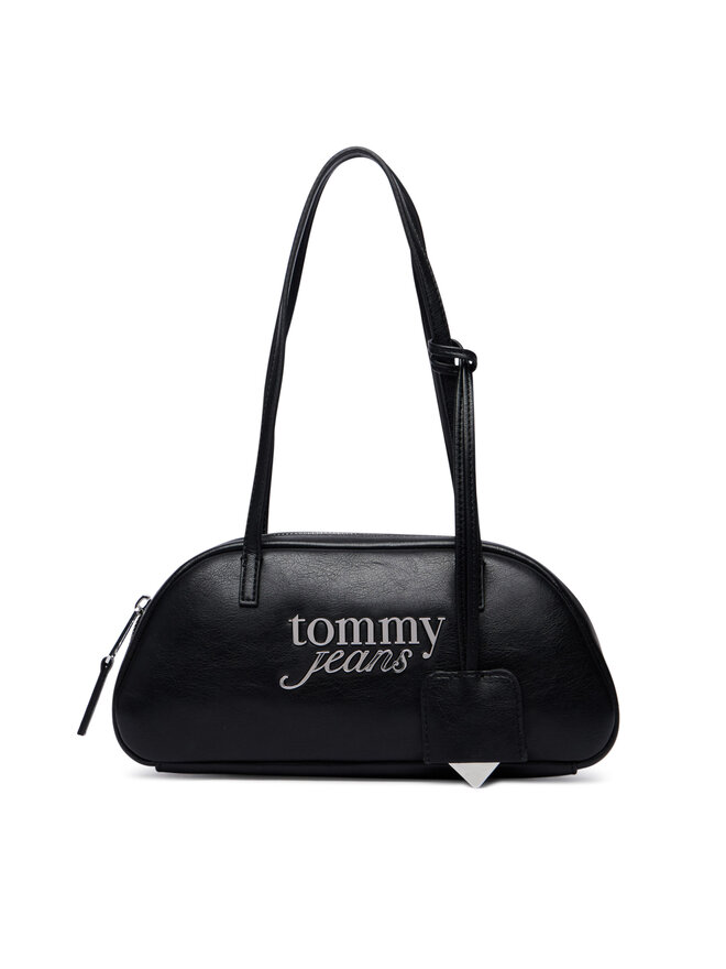 Tommy Jeans Handtasche Tommy Jeans Tjw Bold Shoulder Bag AW0AW18787 Schwarz