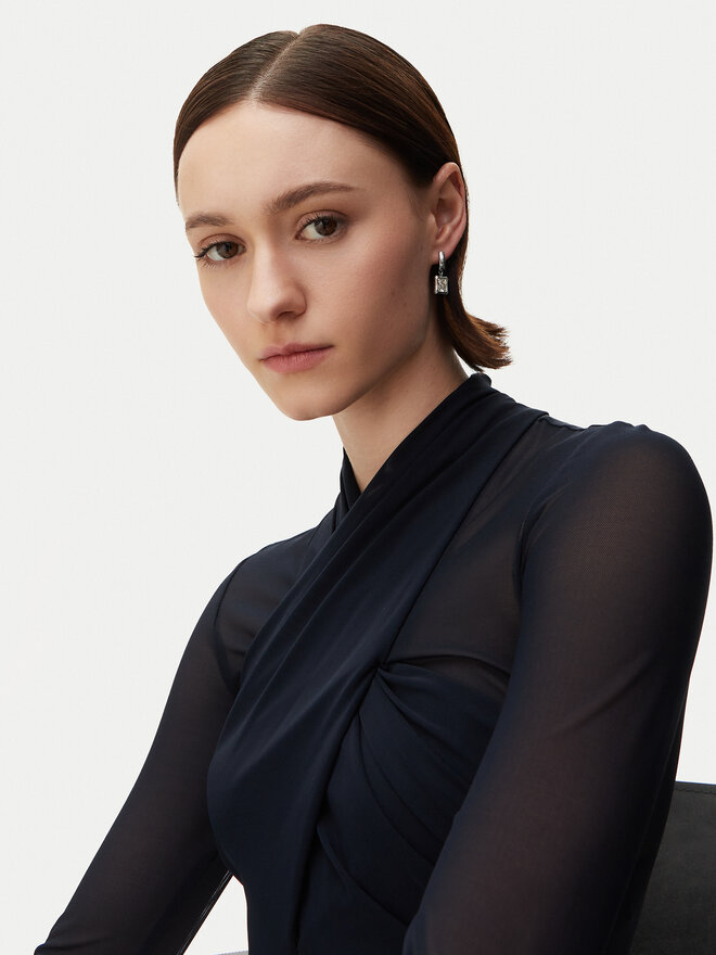 Guess Náušnice Guess JUBE05 172JW Strieborná