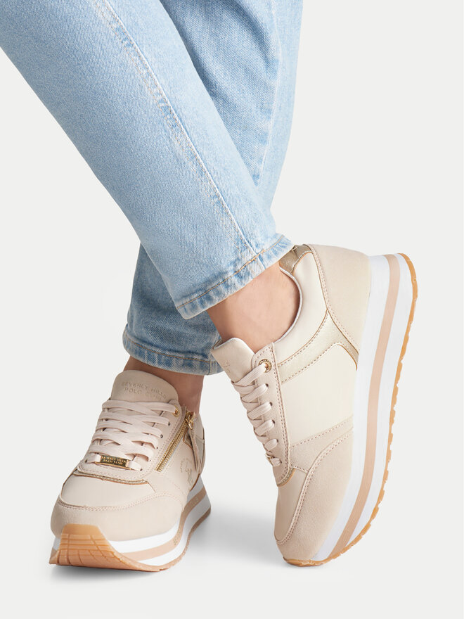 Beverly Hills Polo Club Sneakersy Beverly Hills Polo Club V12-694 Růžová