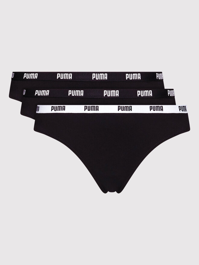 Puma Puma Σετ 3 τεμάχια στρίνγκ 907590 Μαύρο
