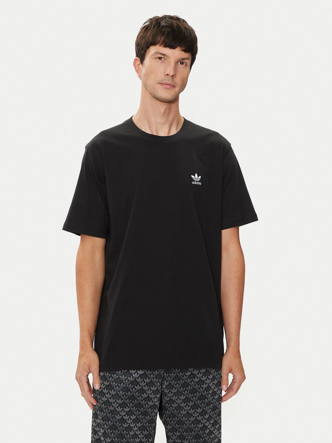 adidas adidas Marškinėliai Trefoil Essentials IW5787 Juoda Regular Fit