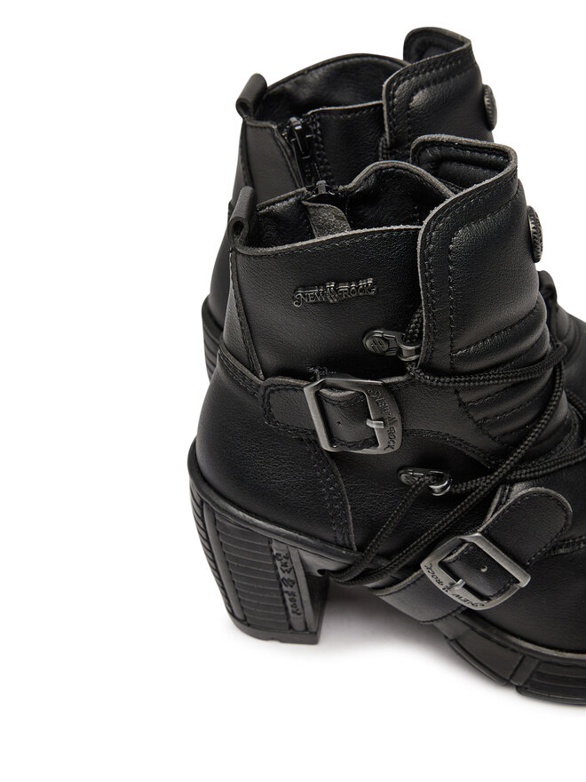 NEW ROCK Schnürschuhe NEW ROCK M-TRCASCO004-V2 Schwarz
