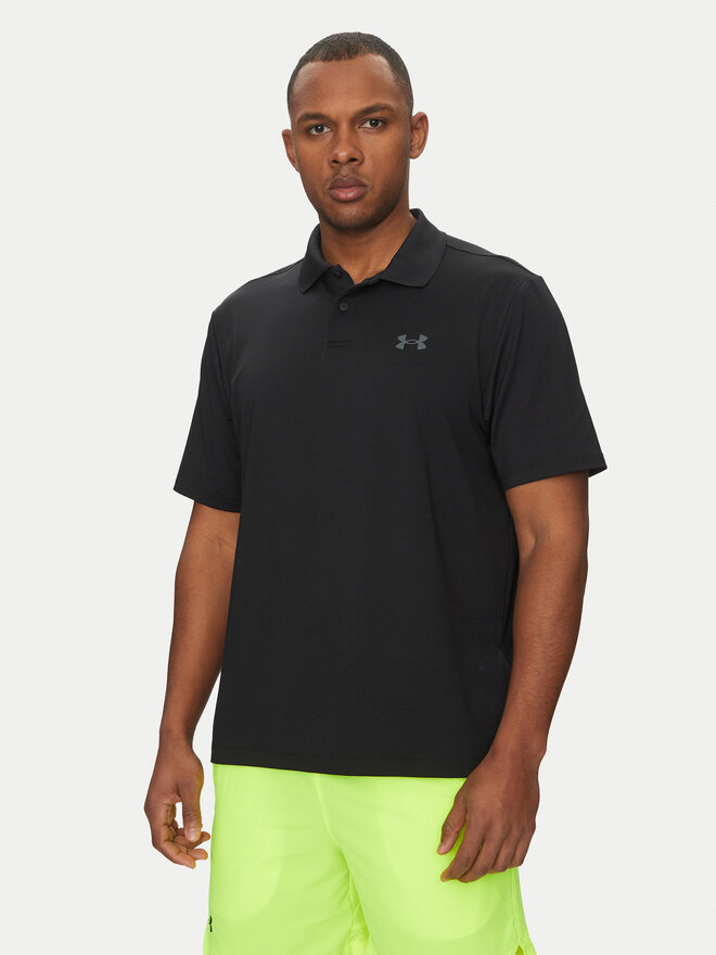 Under Armour Under Armour Polo Matchplay 1377374 Μαύρο Loose Fit