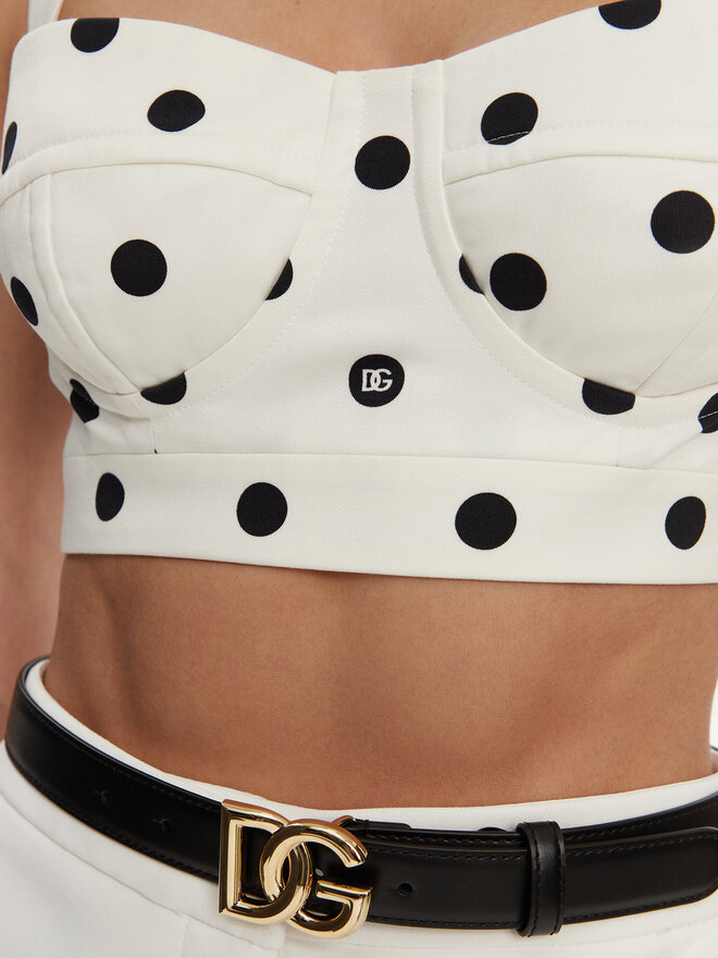 Dolce&Gabbana Dolce&Gabbana Top F7AA7T FSFNM Blanco Regular Fit