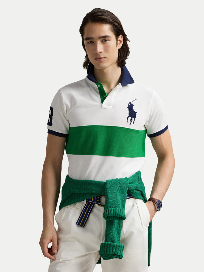Polo Ralph Lauren Polo Ralph Lauren Poloshirt 710969619001 Weiß Custom Slim Fit