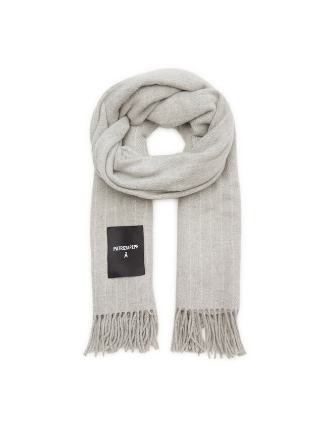 Patrizia Pepe Зимен шал Patrizia Pepe 8F0458/A474-FE81 Сив