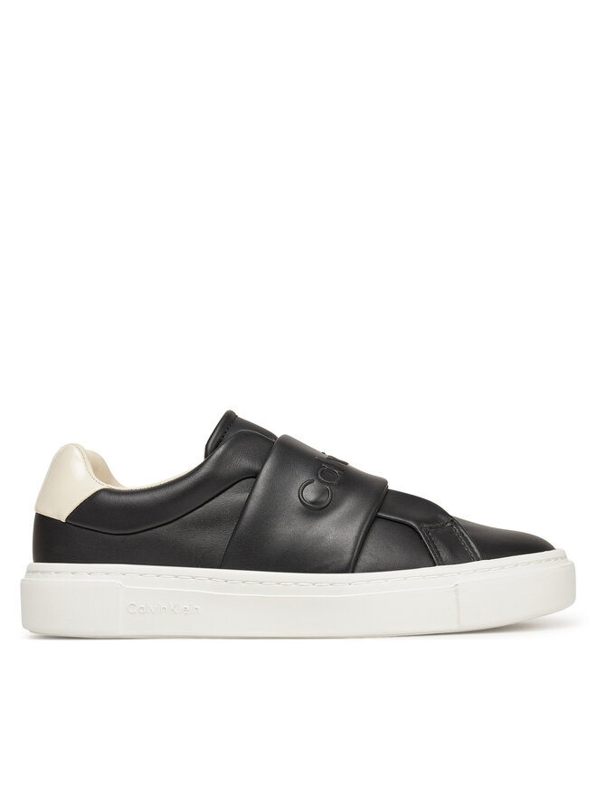 Calvin Klein Sneakersy Calvin Klein Cupsole Slip On - He Nappa HW0HW02471 Czarny