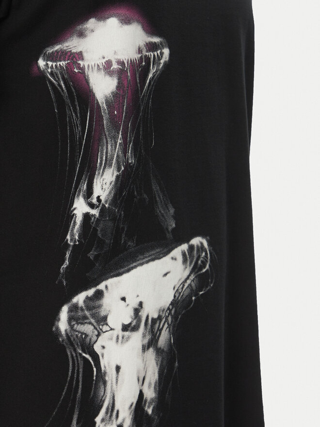 BOSS BOSS T-Shirt Te_Jellyfish 50541099 Schwarz Relaxed Fit