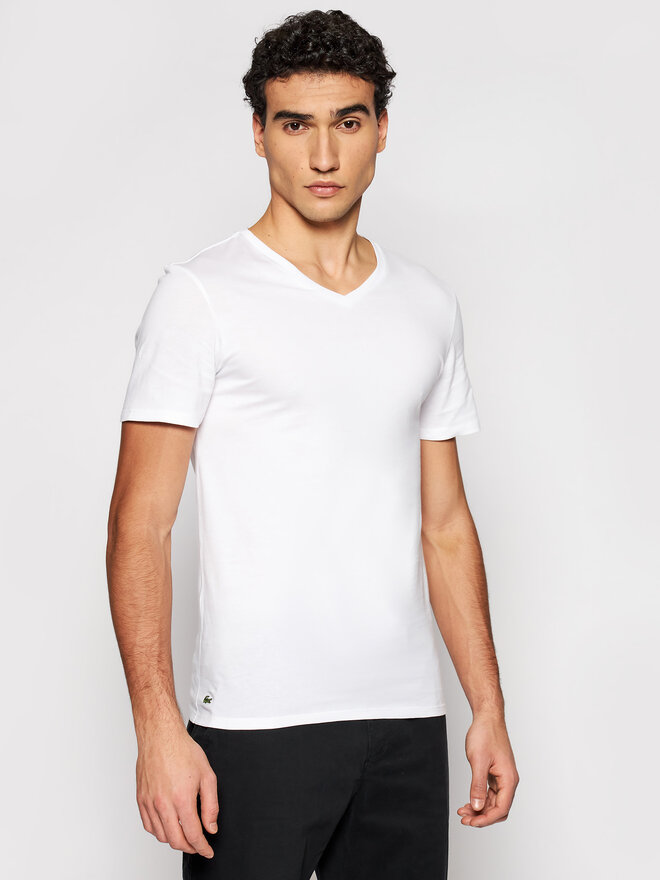 Lacoste Lacoste 3 db póló TH3374 Fehér Slim Fit