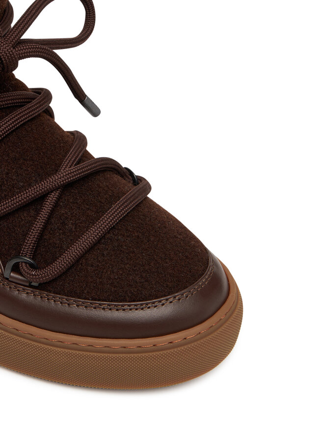 Inuikii Škornji za sneg Inuikii Felt 2001.003.0082 Rjava