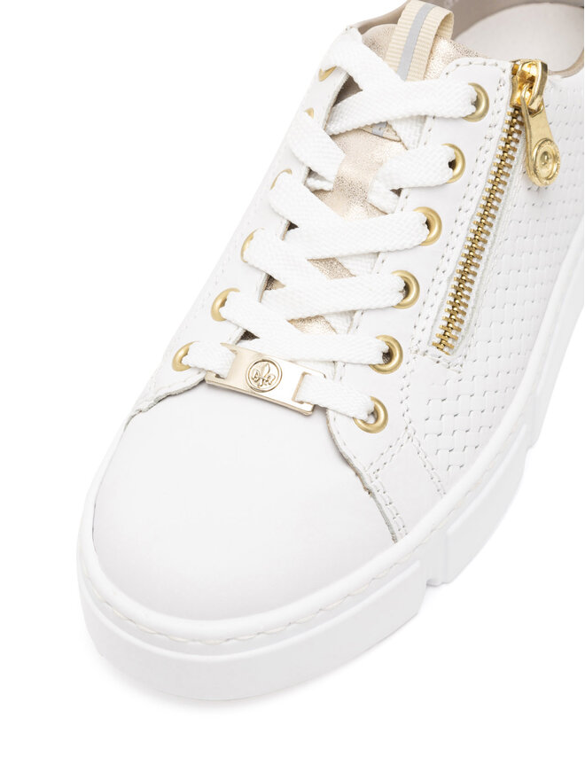 Rieker Sneakersy Rieker N5932-80 Bílá
