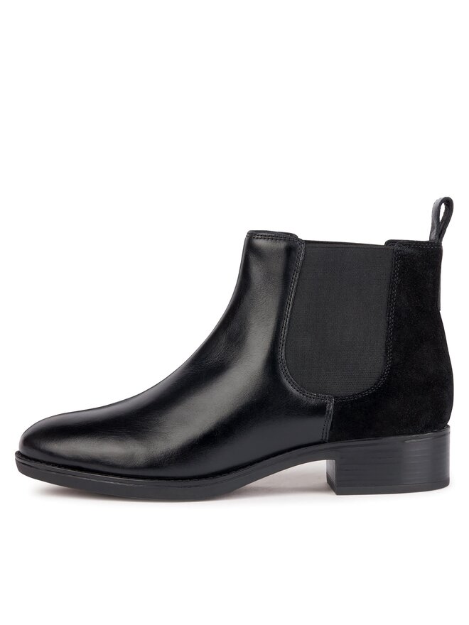 Geox Ghete Jodhpur Geox D Felicity D36G1B 04322 C9999 Negru
