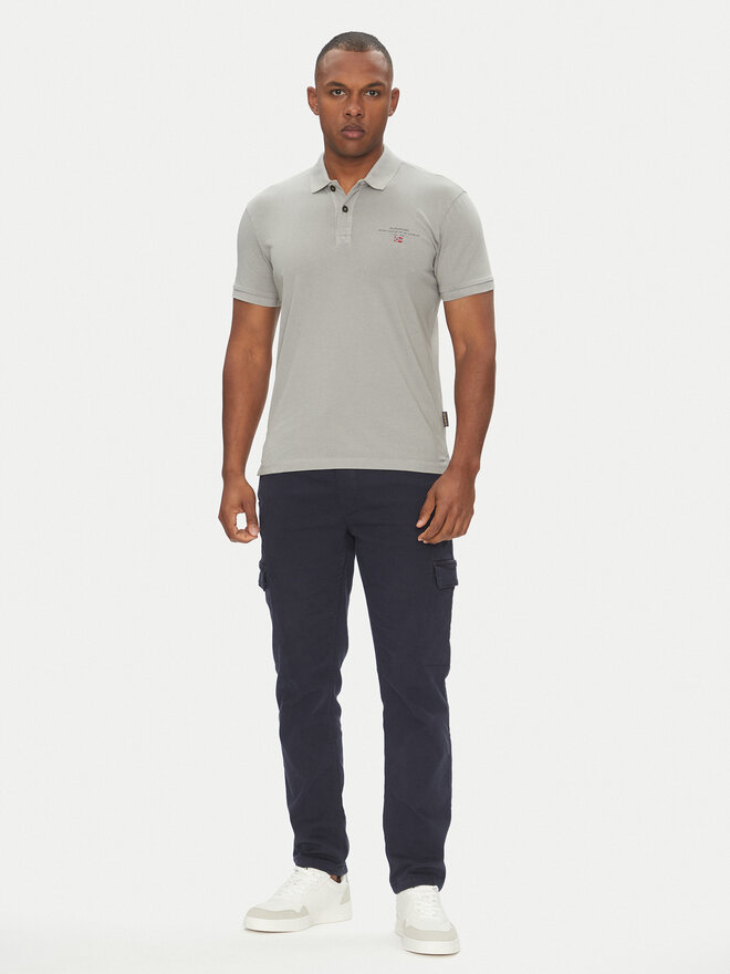 Napapijri Napapijri Polo Elbas NP0A4GB4 Γκρι Regular Fit
