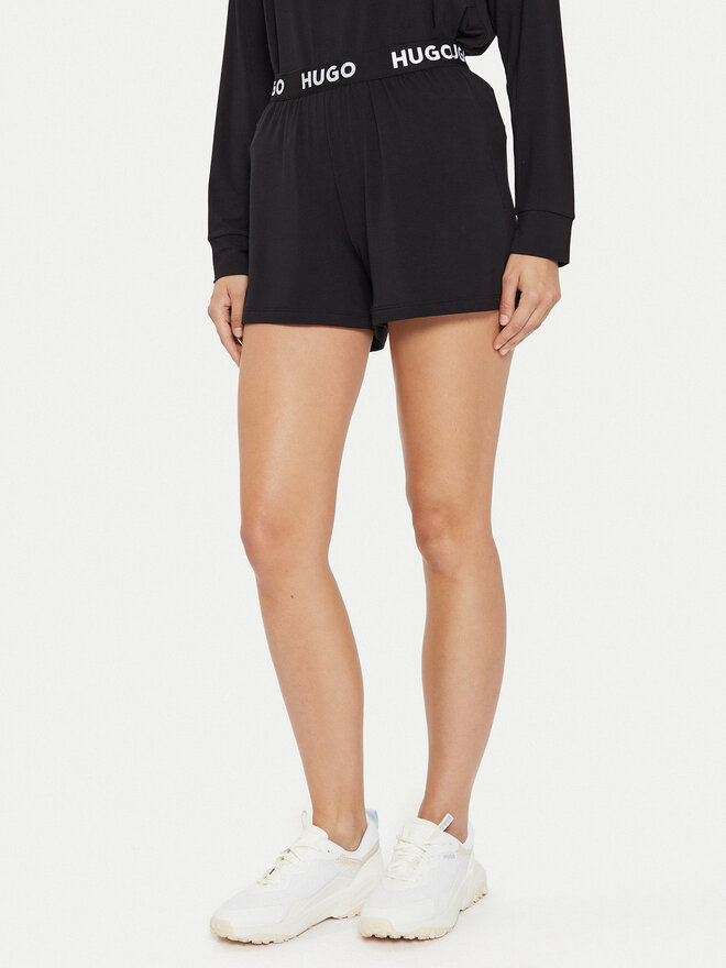 HUGO Hugo Rövid pizsama nadrág Unite 50490704 Fekete Relaxed Fit