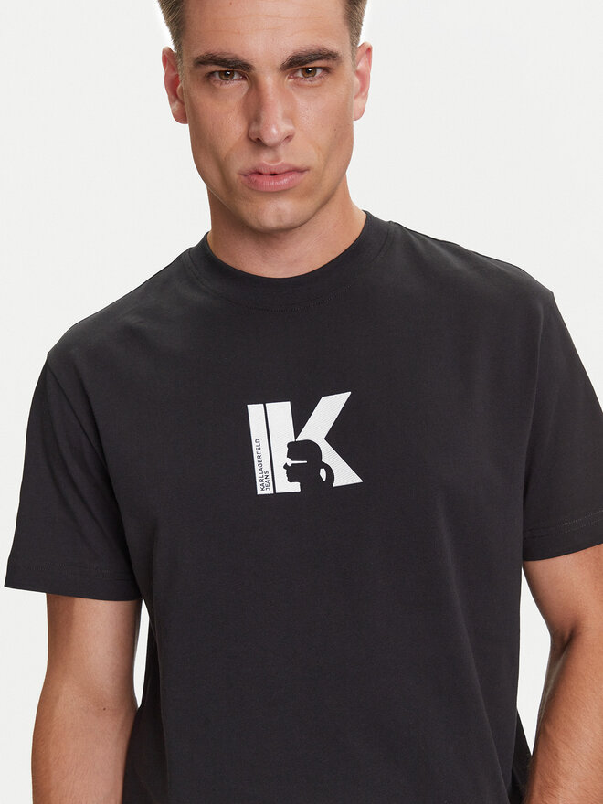 Karl Lagerfeld Jeans Karl Lagerfeld Jeans Camiseta A3M17057 Negro Regular Fit