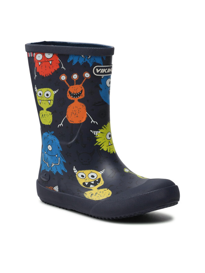 Viking Botas de agua Viking Indie Print 1-60120-550 Azul marino