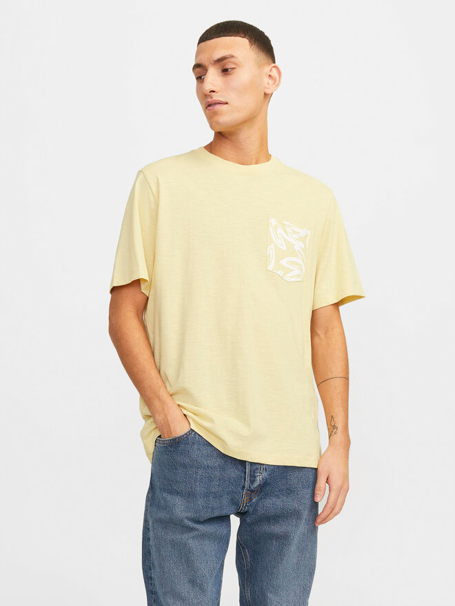Jack&Jones Jack&Jones Majica Lafayette 12250435 Rumena Standard Fit