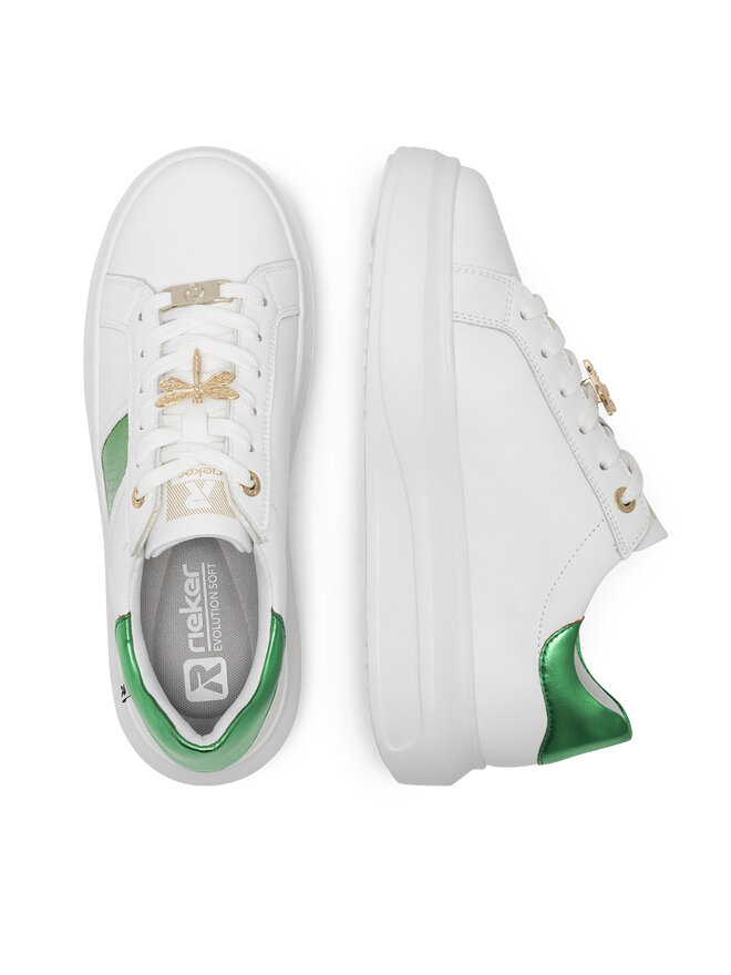 Rieker Revolution Lifestyle Sneakers Rieker Revolution Lifestyle W1202-81 Alb