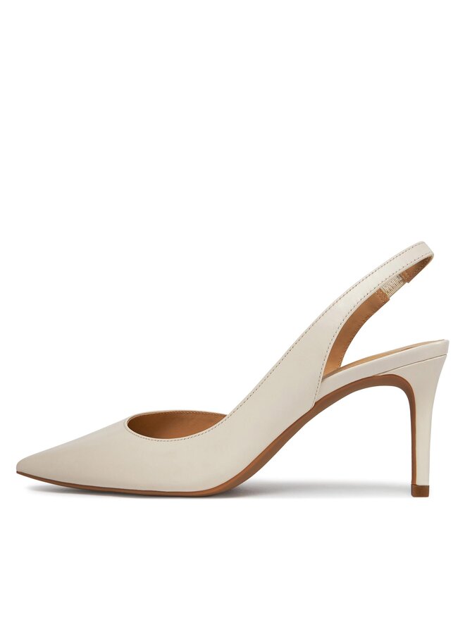MICHAEL Michael Kors Sandały MICHAEL Michael Kors Alina Flex Sling Pump 40R4HNMP1L Écru