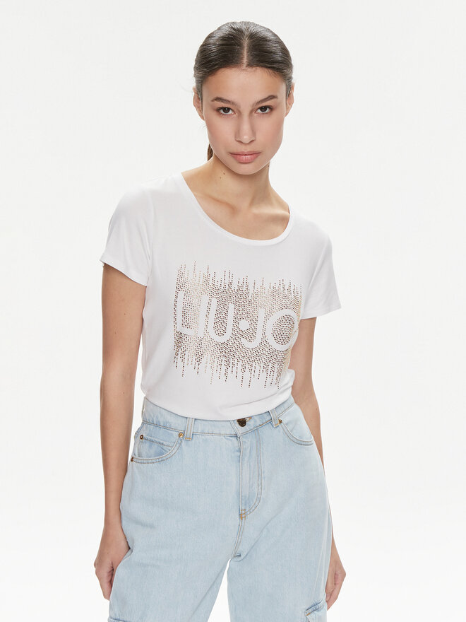 Liu Jo Liu Jo Póló VA4154 JS360 Fehér Regular Fit