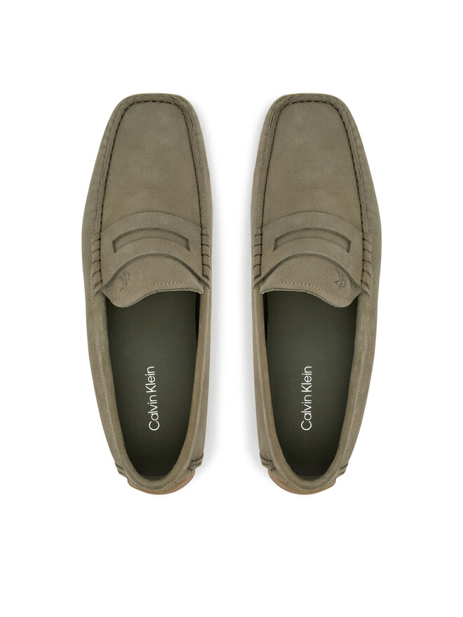 Calvin Klein Mokassins Calvin Klein Driver Penny Nu HM0HM01866 Grün