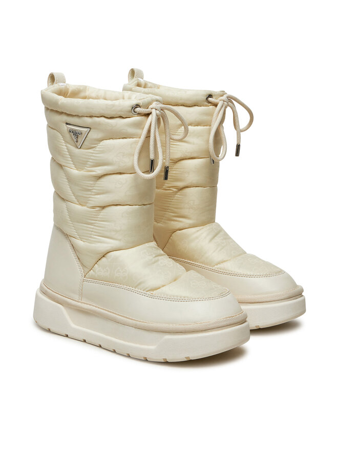 Guess Śniegowce Guess Umme FLFUM MELE10 Écru
