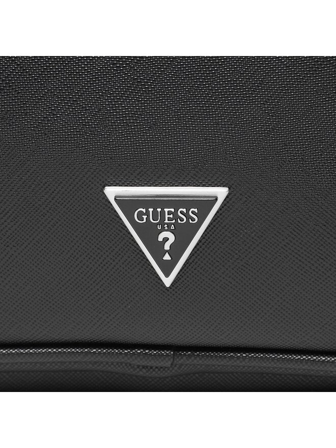 Guess Geantă crossover Guess Cestosa Saffiano Smart HMECSA P3229 Negru