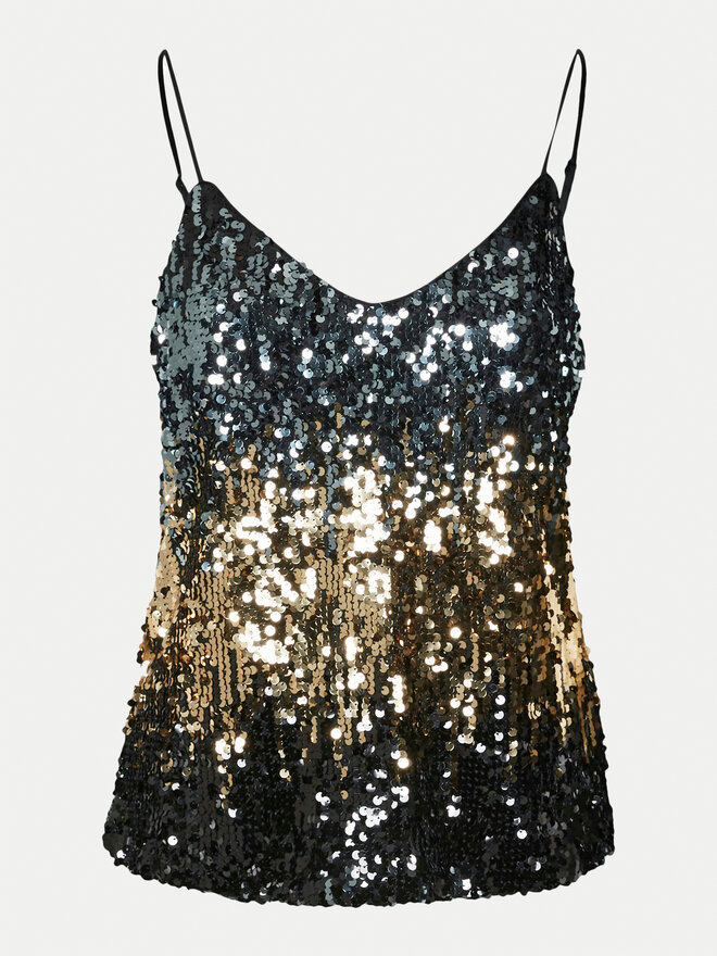 Vero Moda Vero Moda Τοπ Ria 10317314 Μαύρο Regular Fit