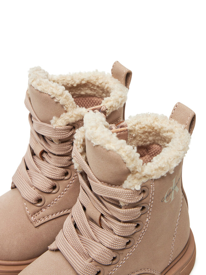 Calvin Klein Jeans Ботуши Calvin Klein Jeans Lace-Up Bootie V1A5-81011-1628 Розов