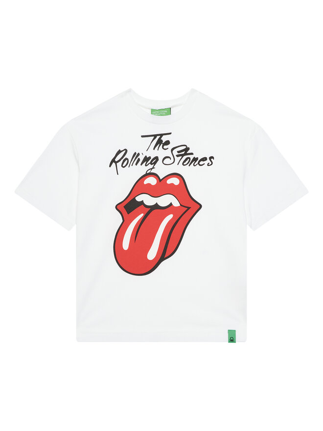 United Colors Of Benetton United Colors Of Benetton Camiseta 3I1XC10NV Blanco Relaxed Fit