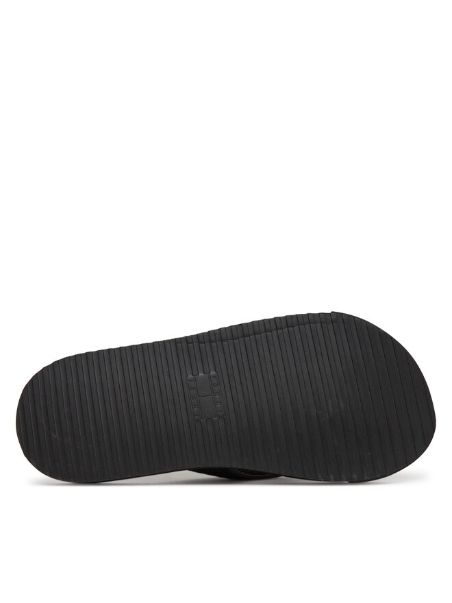 Tommy Jeans Zehentrenner Tommy Jeans Tjm Elevated Beach Sandal EM0EM01561 Schwarz