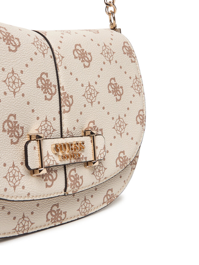 Guess Handtasche Guess Carrie Logo HWGP98 98200 Écru