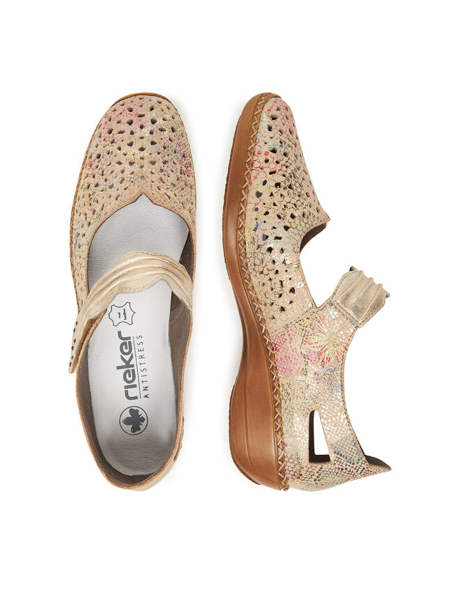 Rieker Halbschuhe Rieker 41399-92 Beige