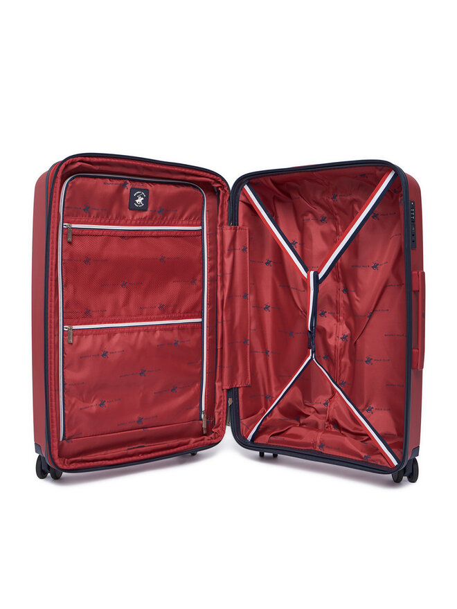 Beverly Hills Polo Club Mittlerer Koffer Beverly Hills Polo Club BHPC-WAL-006-M Rot