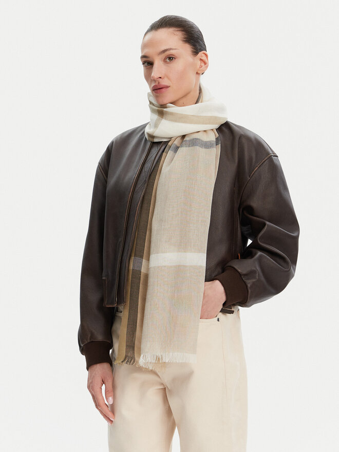 Barbour Szal Barbour Maisy LSC0469BE32 Beżowy