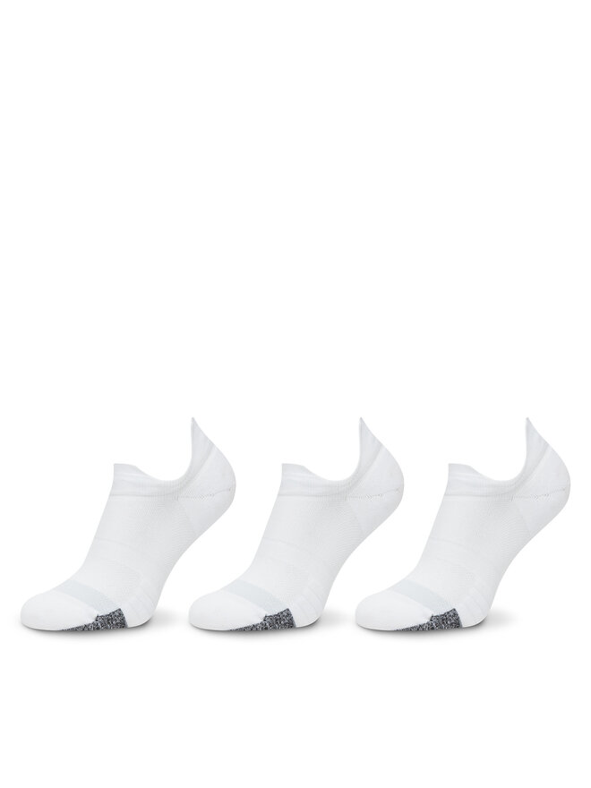 Under Armour 3 pares de calcetines cortos unisex Under Armour 1387052 Blanco