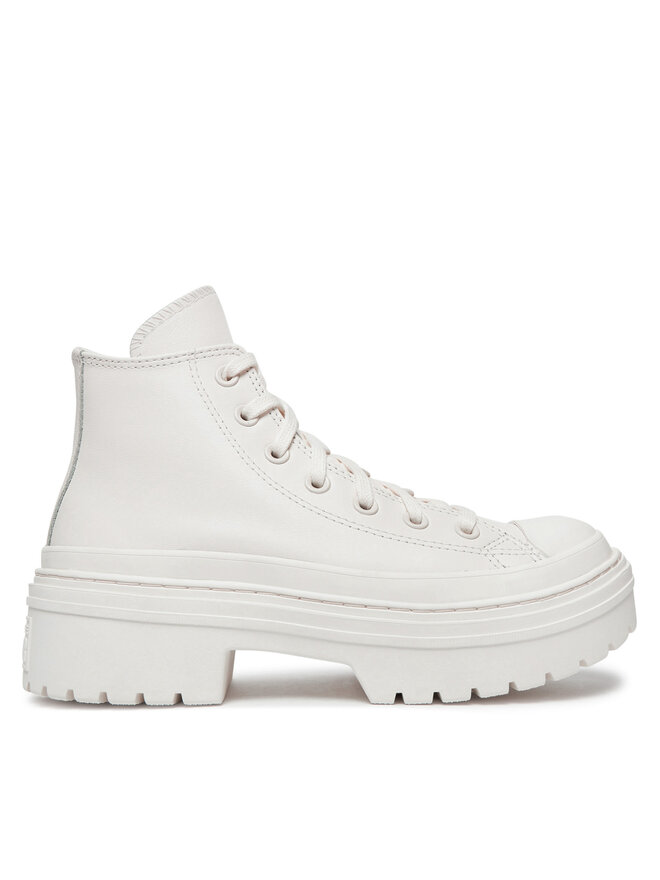 Converse Gležnjarji Converse Chuck Taylor All Star Lugged Heel Leather Platform A10370C Bela