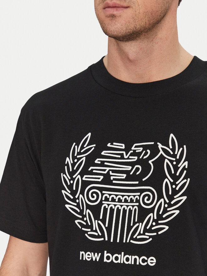 New Balance New Balance Camiseta MT51974 Negro Relaxed Fit