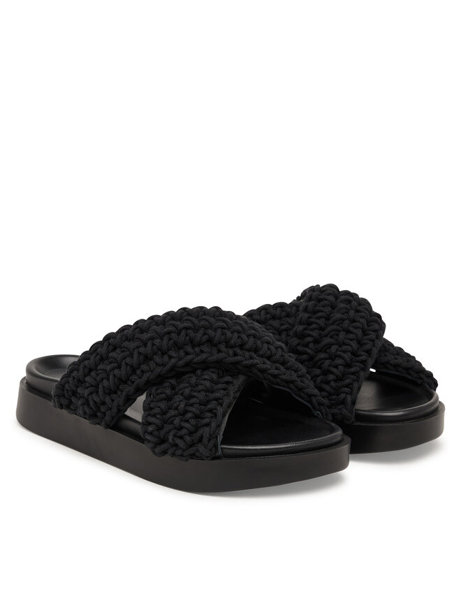 Inuikii Шльопанці Inuikii Woven 1004.003.0062 Чорний