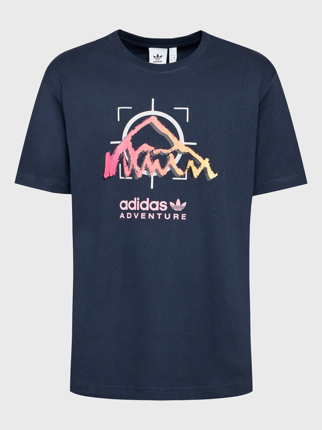 adidas adidas Póló Adventure Ride HK4981 Sötétkék Relaxed Fit