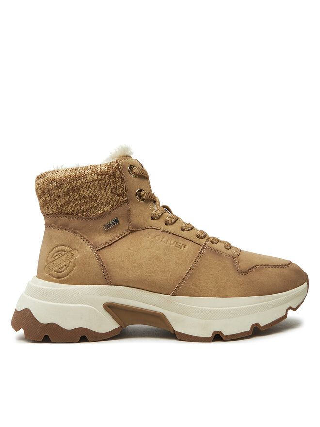 s.Oliver Schnürstiefeletten s.Oliver 5-26235-43 Beige