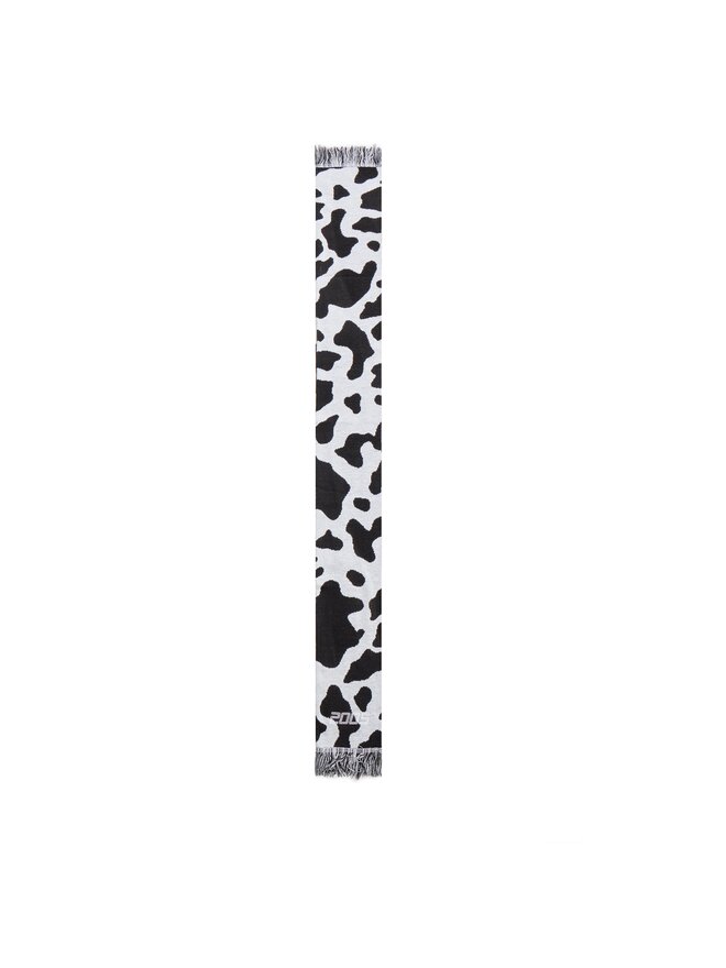 2005 Sciarpa 2005 Cowhide Scarf Bianco