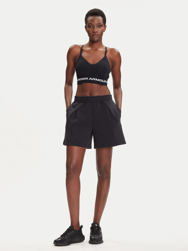 Under Armour Under Armour Špotni nedrček Ua Seamless Low Long Bra 1357719-001 Črna Compression Fit