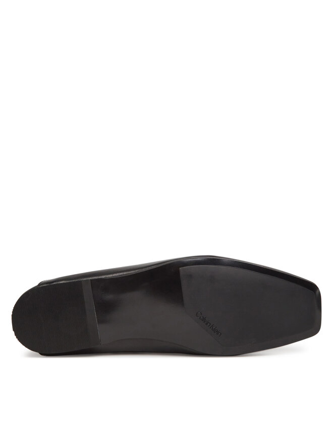Calvin Klein Baleríny Calvin Klein Flat Ballerina - Lth HW0HW02463 Čierna